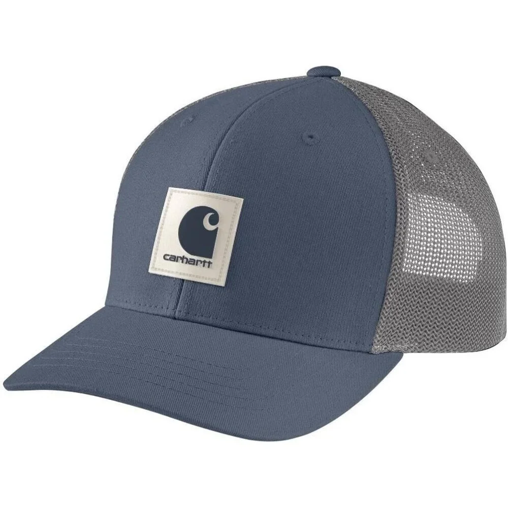 Men's Bluestone100% Cotton Rugged Flex Twill Mesh-Back Logo Patch Cap